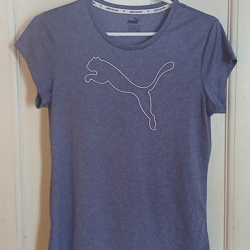 Puma Women's Short Sleeve Tee - Purple